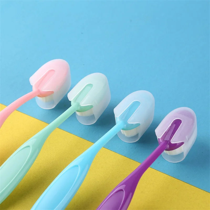 10pcs/set Smooth Blending Brushes Drawing Painting Brushes Flat Kit for DIY Scrapbooking Cards Making Ink Application Tools