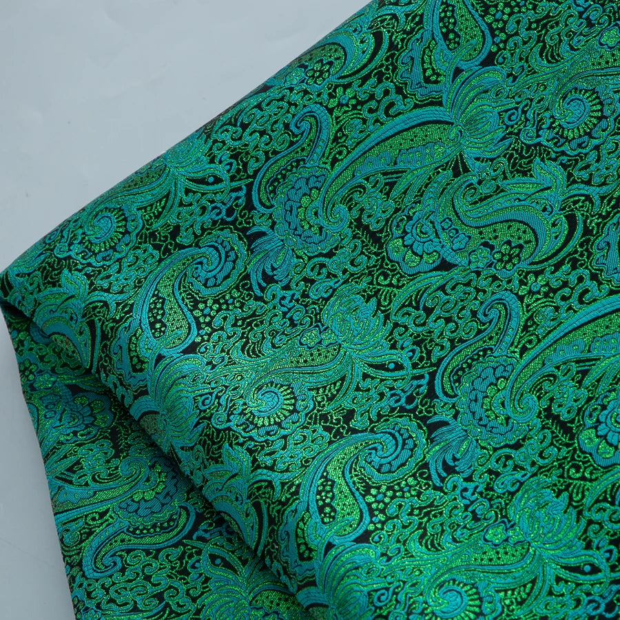 SJD LACA Damask African Brocade Lace Fabrics Nigerian Women Lace 5Yards 2026 High Quality French Jacquard Gilded for Wedding DIY Dresses 4809