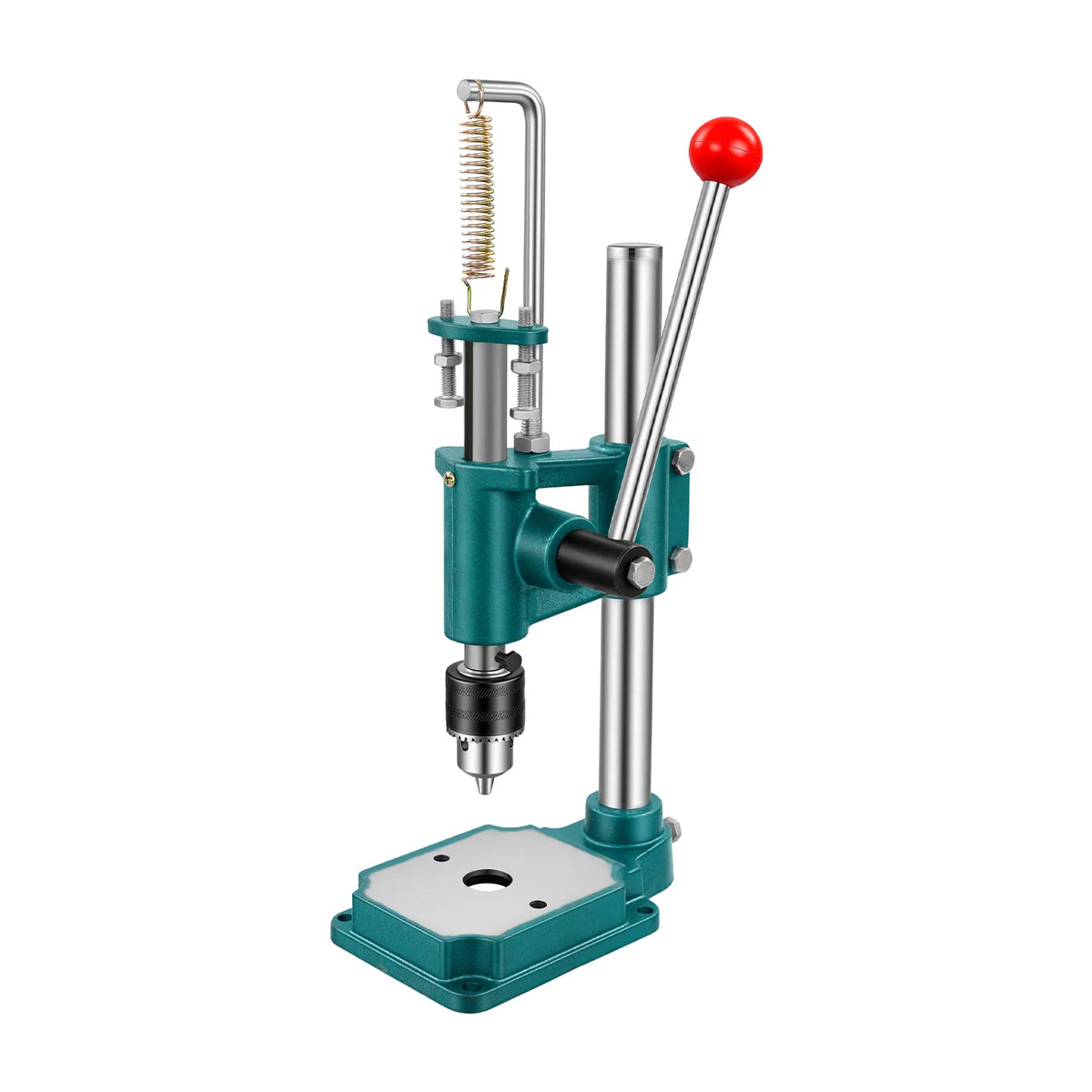 Manual Press Puncher Leather Hole Puncher DIY Adjustable Punching Machine for Wallet Handbag Belt Shoe