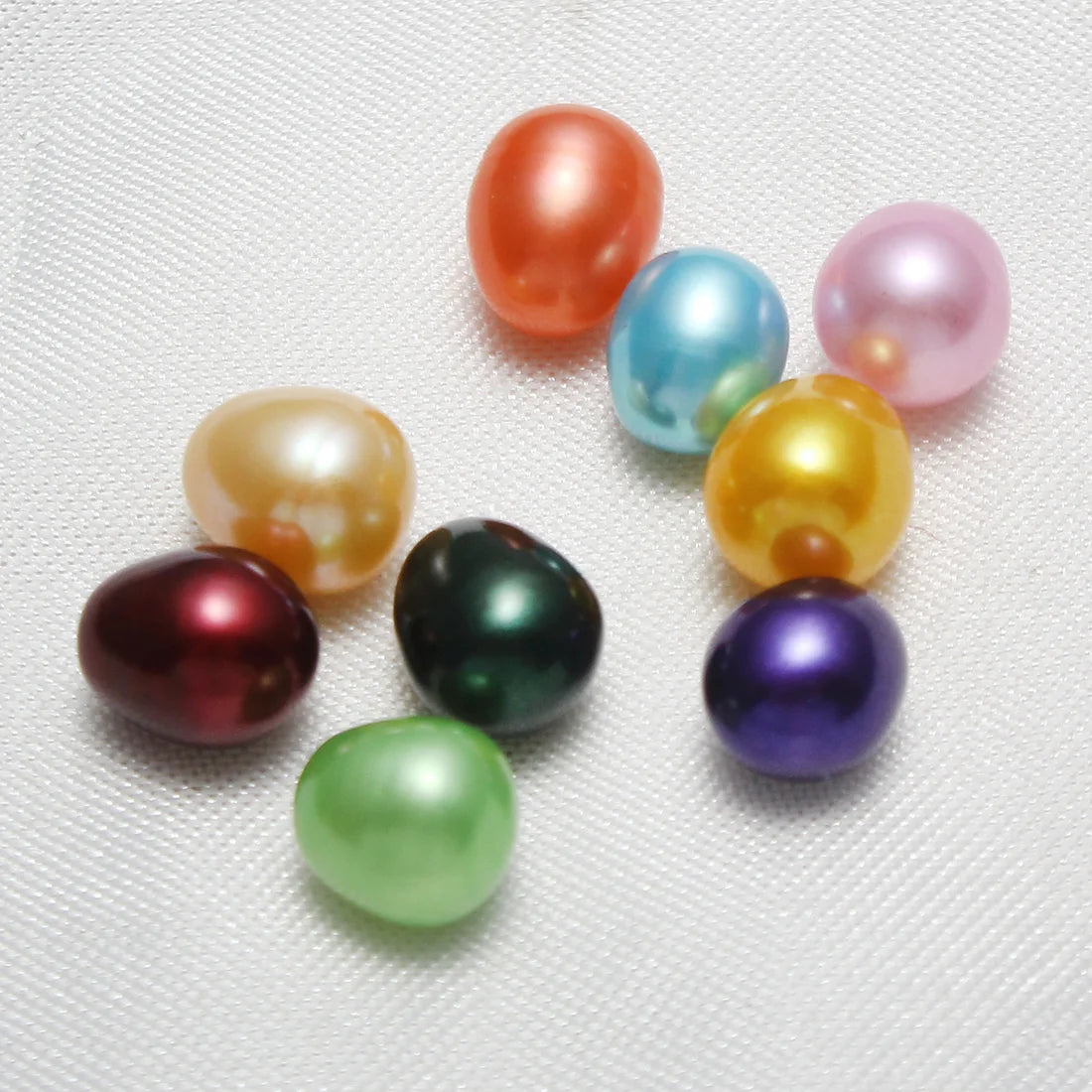 50pcs/Lot Natural Cultured Oyster Freshwater Pearl Mixed Colors Shape for Jewelry Making DIY Handmade Love Wish Gift