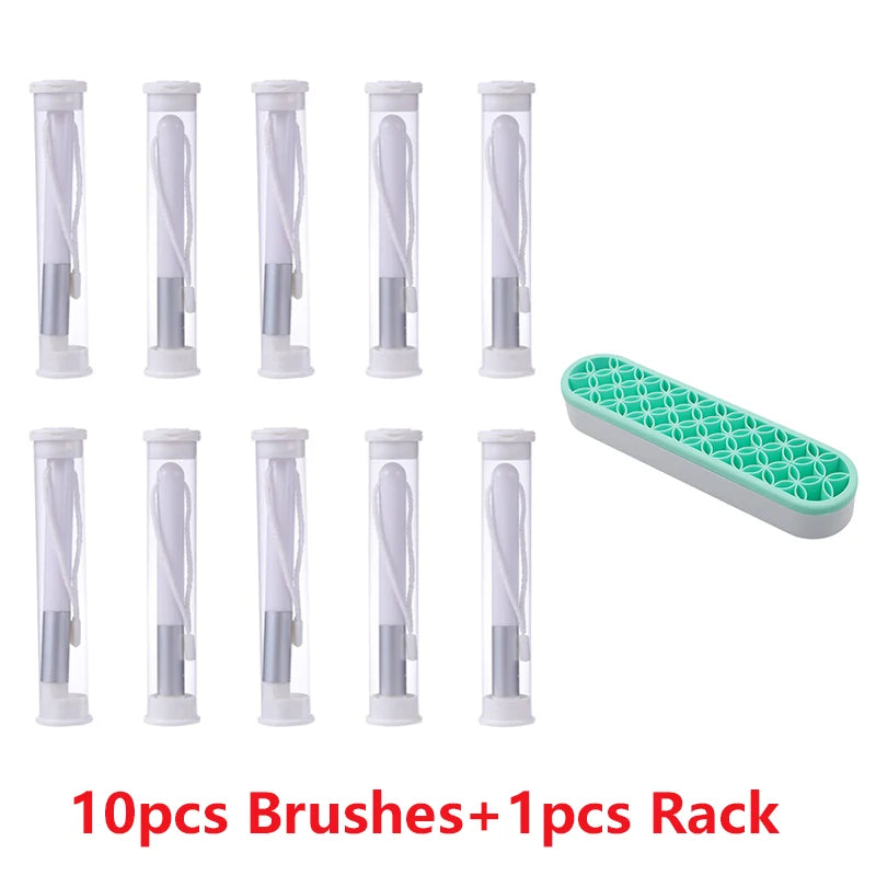 10-40pcs Wholesale Mini Blending Brush Set for Blending Ink a Breeze DIY Scrapbooking Cards Painting Small Brushes Hand Tools