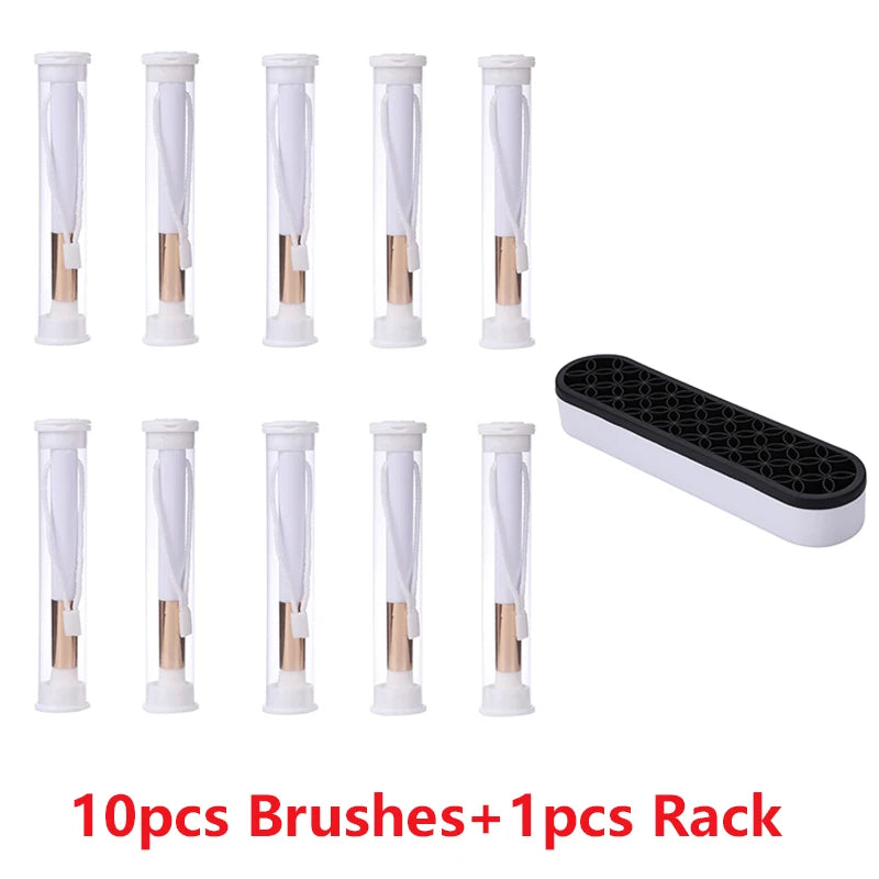 10-40pcs Wholesale Mini Blending Brush Set for Blending Ink a Breeze DIY Scrapbooking Cards Painting Small Brushes Hand Tools