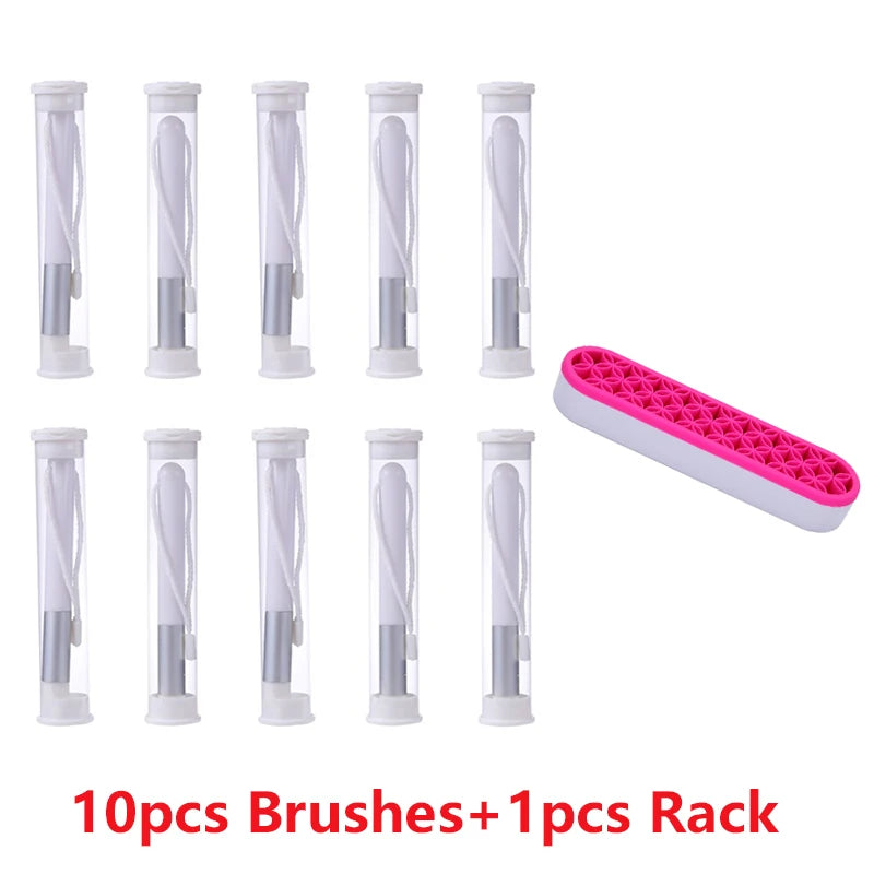 10-40pcs Wholesale Mini Blending Brush Set for Blending Ink a Breeze DIY Scrapbooking Cards Painting Small Brushes Hand Tools