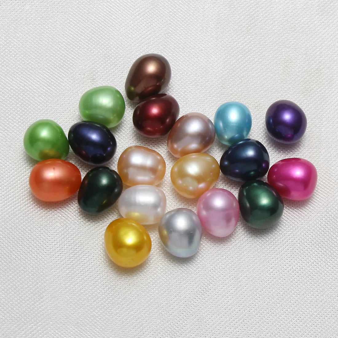 50pcs/Lot Natural Cultured Oyster Freshwater Pearl Mixed Colors Shape for Jewelry Making DIY Handmade Love Wish Gift