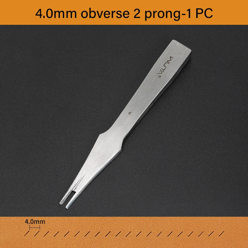WUTA 1PC Professional Sharp Leather Chisel Punch French Style Pricking Iron Punching Tool High Polish DIY Leather Craft Tools
