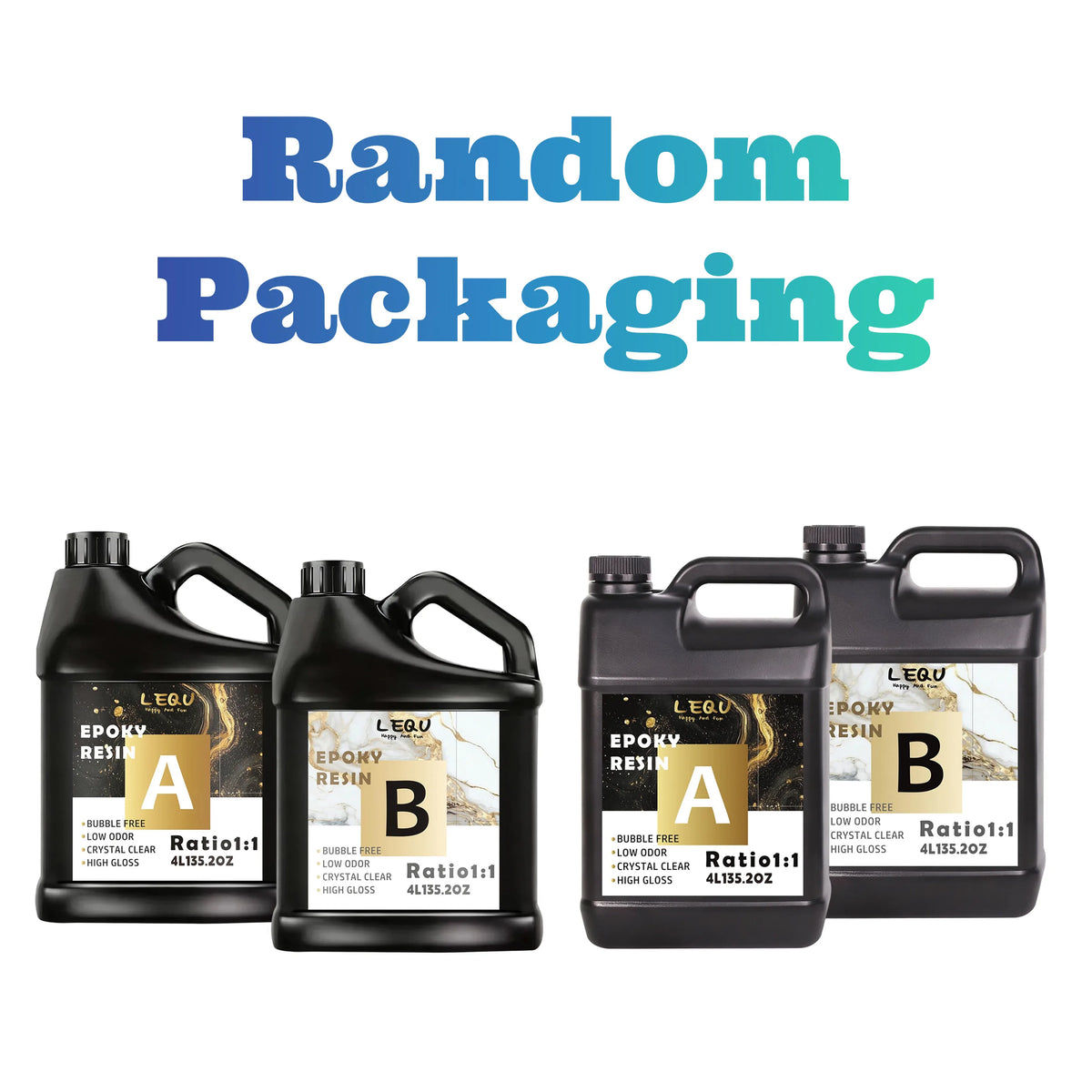 LEQU 8-Liter Epoxy Resin Kit, Large Capacity, Bubble-Free, Fast-Curing Transparent Epoxy Resin Two-Part High-Gloss Resin. Suitable for Casting Coatings, Countertops, Tabletops, Resin Art Crafts, And Jewelry