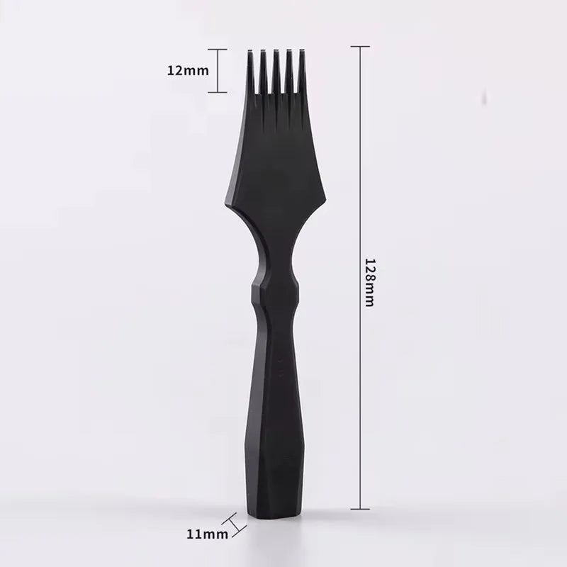 French Leather Pricking Iron 4-Pitch Set (2.7-3.85mm) - 9Cr18MoV Steel Chisel Tool for Hand Stitching & Craft