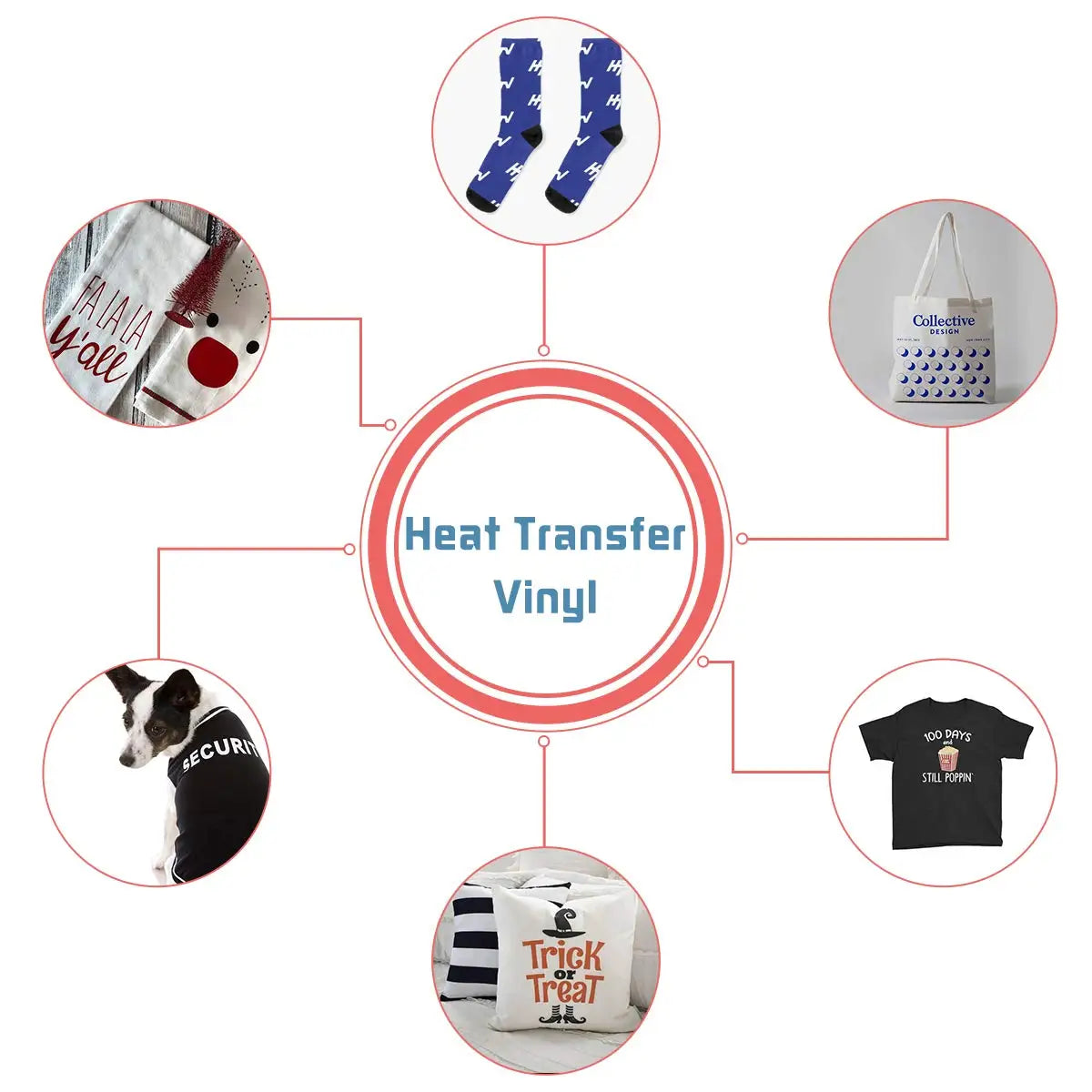 HTVRONT 12 Pack 12inX5ft Multi Colors Heat Transfer Vinyl Roll for Cricut DIY T-shirt Hat Printing  Iron on HTV Film Gift