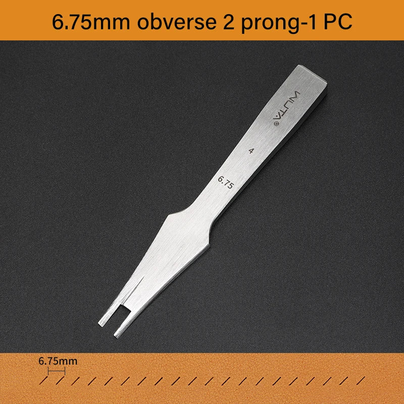 WUTA 1PC Professional Sharp Leather Chisel Punch French Style Pricking Iron Punching Tool High Polish DIY Leather Craft Tools