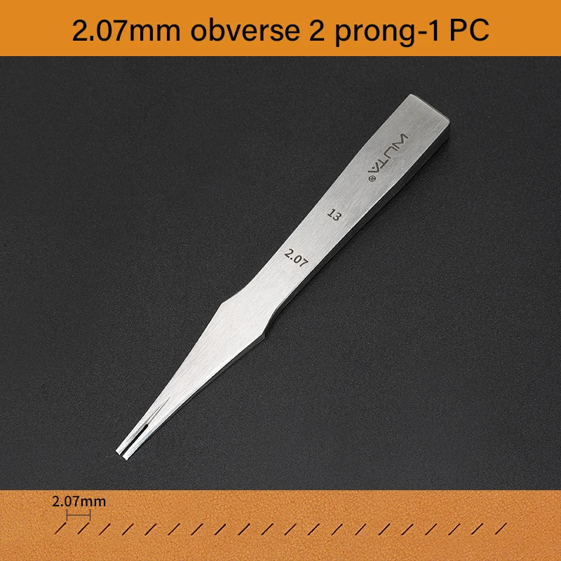 WUTA 1PC Professional Sharp Leather Chisel Punch French Style Pricking Iron Punching Tool High Polish DIY Leather Craft Tools