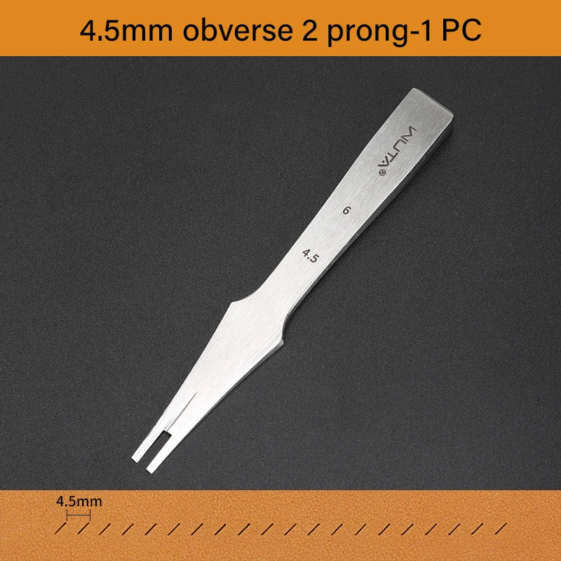 WUTA 1PC Professional Sharp Leather Chisel Punch French Style Pricking Iron Punching Tool High Polish DIY Leather Craft Tools