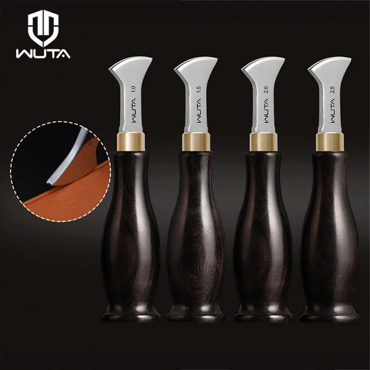 WUTA 1PC High Quality Professional Leather Edge Creaser Beveler Removal DIY Heat Creasers Edge Decorate Line Leather Craft Tools