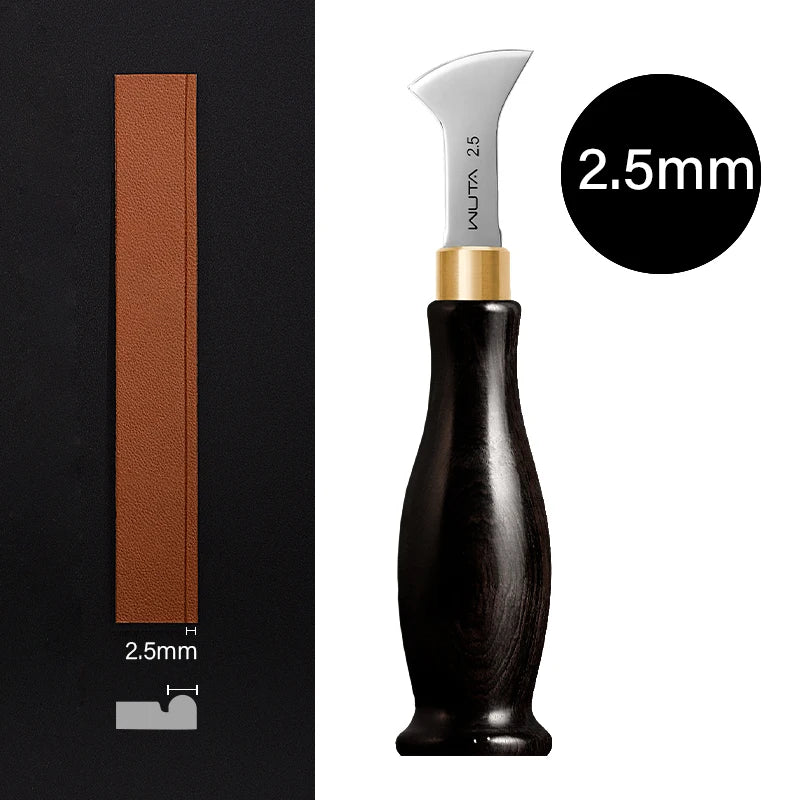 WUTA 1PC High Quality Professional Leather Edge Creaser Beveler Removal DIY Heat Creasers Edge Decorate Line Leather Craft Tools